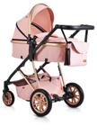 Moni Комбинирана детска количка 2 в 1 Midas розов 109088