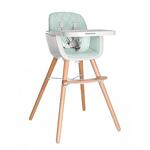 Kikkaboo Дървен стол за хранене Woody Mint 31004010131