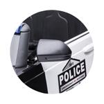Chipolino Електрически джип Полиция черен ELJPOL02201BL
