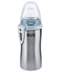 Nuk Бебешко термо шише със силиконов накрайник Active Cup 12+м 215мл