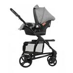 Kikkaboo Комбинирана количка 3в1 Madrid Dark Grey Melange 2020