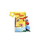 Kikkaboo Образователна текстилна книжка с чесалка Bird tails 31201010268