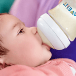Philips Avent Силиконови биберони за хранене Natural - първи за новородено 0м, 2 бр. SCF040/27