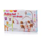 Chipolino Музикална играчка за легло Розови зайчета MILS02119PR