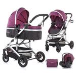 Chipolino Детска количка Естел 2в1 люляк KKES02205LL