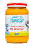 Ganchev Бебешко пюре Заешко месо със зеленчуци 190 г