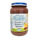 Ganchev Десерт кисел с банани и череши 190 гр.