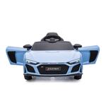 Chipolino Електрическа кола AUDI R8 Spyder сиво/синя ELKAUR8213S