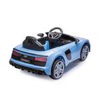 Chipolino Електрическа кола AUDI R8 Spyder сиво/синя ELKAUR8213S