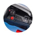 Chipolino Електрическа кола AUDI R8 Spyder сиво/синя ELKAUR8213S