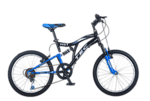 Zizito Детски велосипед tec - crazy 20", 7 скорости, черно-син