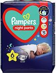 Pampers Бебешки пелени гащички Night Pants S6 (15+ кг.) 19бр.