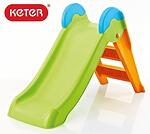 Детска пързалка Keter Boogie Slide, Зелена/Оранжева