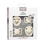 BIBS Try-It Collection Биберони силикон/каучук 4 бр. Ivory