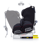 Chipolino Столе за кола с ISOFIX Journey (0-36 кг.) черно STKJR02201RA
