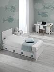 Erbesi Дървено трансформиращо легло Easy Grigio Sbiancato-Copy