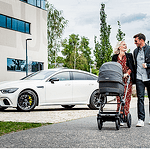Hartan Детска количка Mercedes-Benz AMG Black 560-Copy