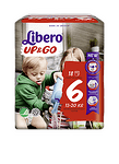 Libero Бебешки пелени гащички UP&GO Jumbo р-р 6 (13-20 кг.) 18 бр.