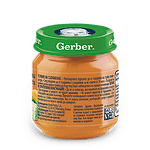Gerber Organic Бебешко пюре Морков и сладък картов 4+ 125 г-Copy