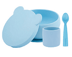 Minikoioi Комплект за хранене Baby Led Weaning set 1 Mineral Blue