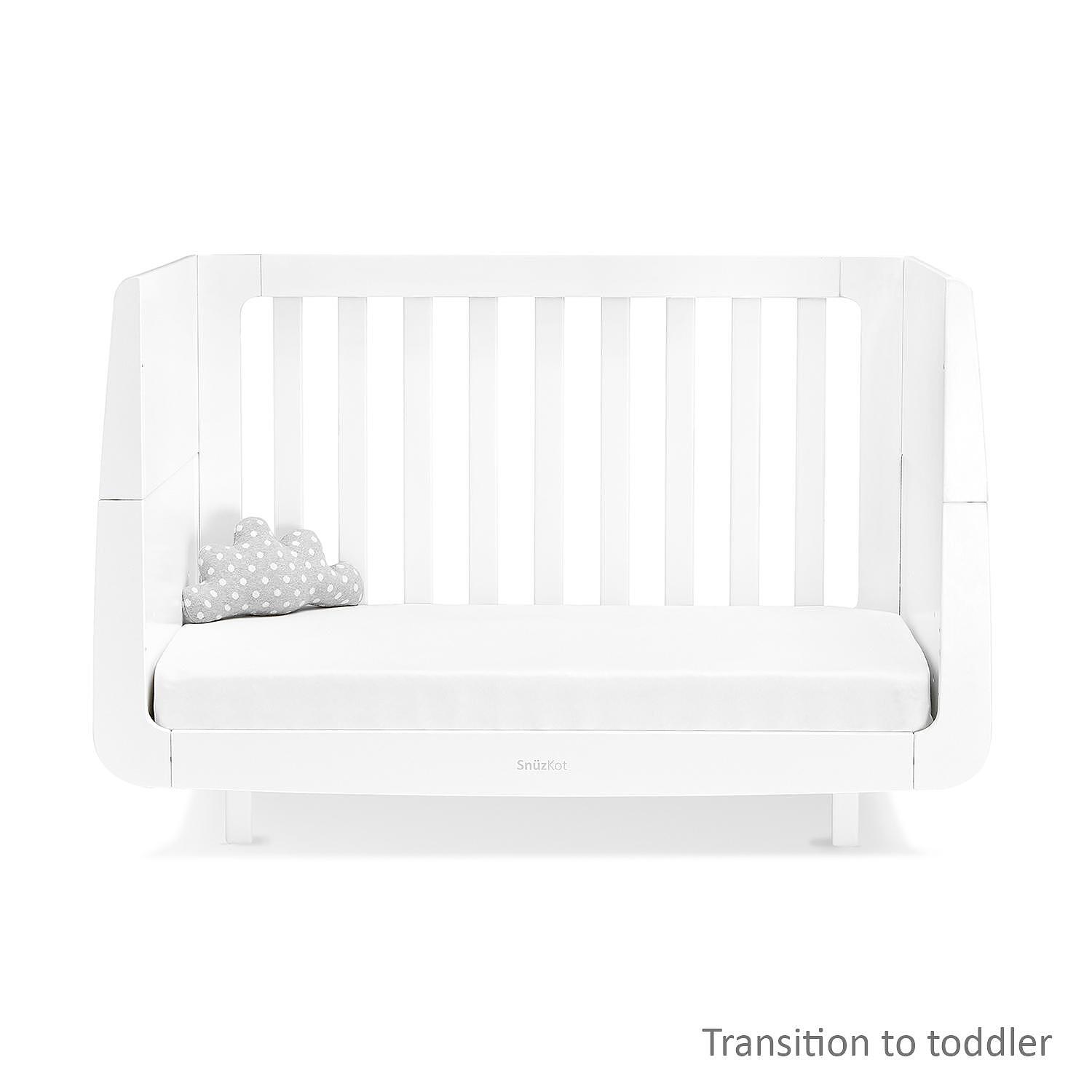 Snüz Бебешко трансформиращо легло SnuzKot Mode White
