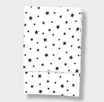 Rainy Бебешки плик за олекотена завивка 90х120см сини звезди