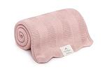 My Memi Бамбуково бебешко одеяло Fir 80 x 100 см Powder Pink