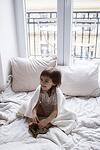 My Memi Бамбуково бебешко одеяло Classic 80 x 100 см Cream-Copy