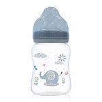 Baby Care Бебешко шише с широко гърло 250 мл. Moonlight Blue 10200710001