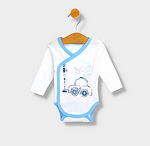 Rainy Комплект бодита 3 части Baby Zebra зелено 56-74 см-Copy