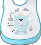 KioKids Бебешки лигавник розов 2бр 3403-Copy