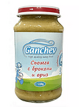 Ganchev Бебешко пюре Сьомга, броколи и ориз 220 гр. 590
