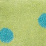 Zaffiro Памучно бебешко одеяло тюркоаз/бяло Spots 75x100 см-Copy