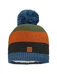 Maximo Детска зимна шапка синя с черти 13573-945200-5199