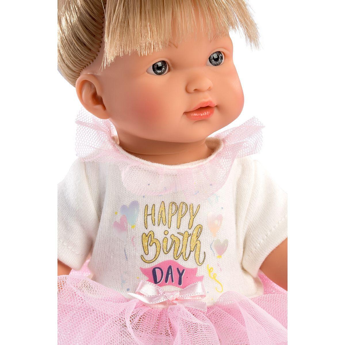 Llorens Красива детска кукла Valeria Happy Birthday 28 см.