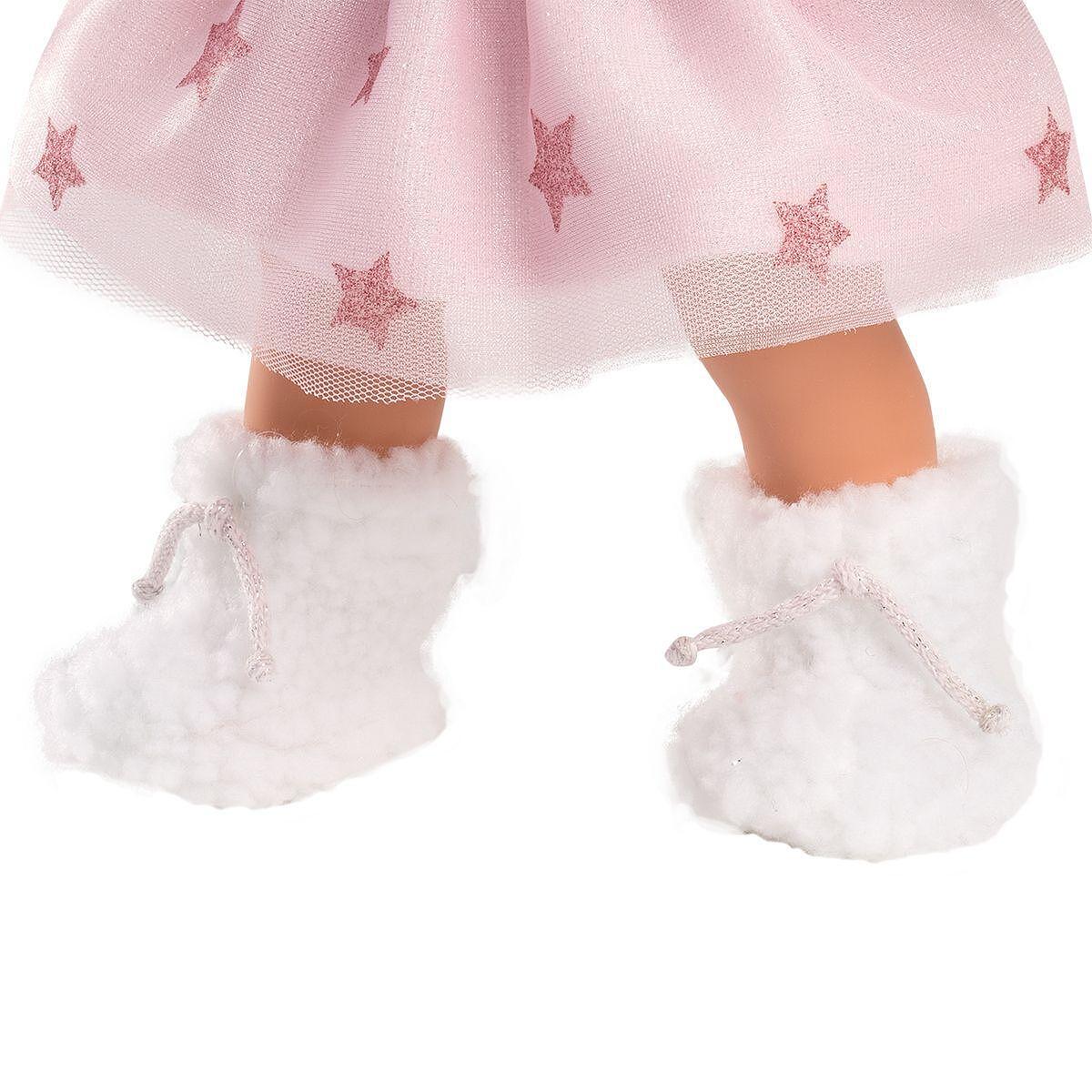 Llorens Красива детска кукла Elena със зимни дрехи 35 см.