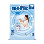 Molfix Бебешки пелени 3D р-р 3 Midi (4-9 кг.) 60 бр.