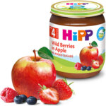 HiPP Бебешко пюре Горски плодове с ябълка 4+ 125 гр.