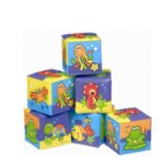 Playgro Меки бебешки кубчета за баня 6 броя 0509