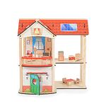 Moni Toys Дървена къща за кукли Elly 109624
