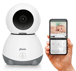 Alecto Видеофон за бебе 5" с цветен дисплей DVM 275 и 2 камери DVM 275C White-Copy