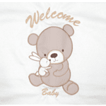 Rainy Бебешки комплект за изписване 7ч. Welcome Baby Bear and Rabbit