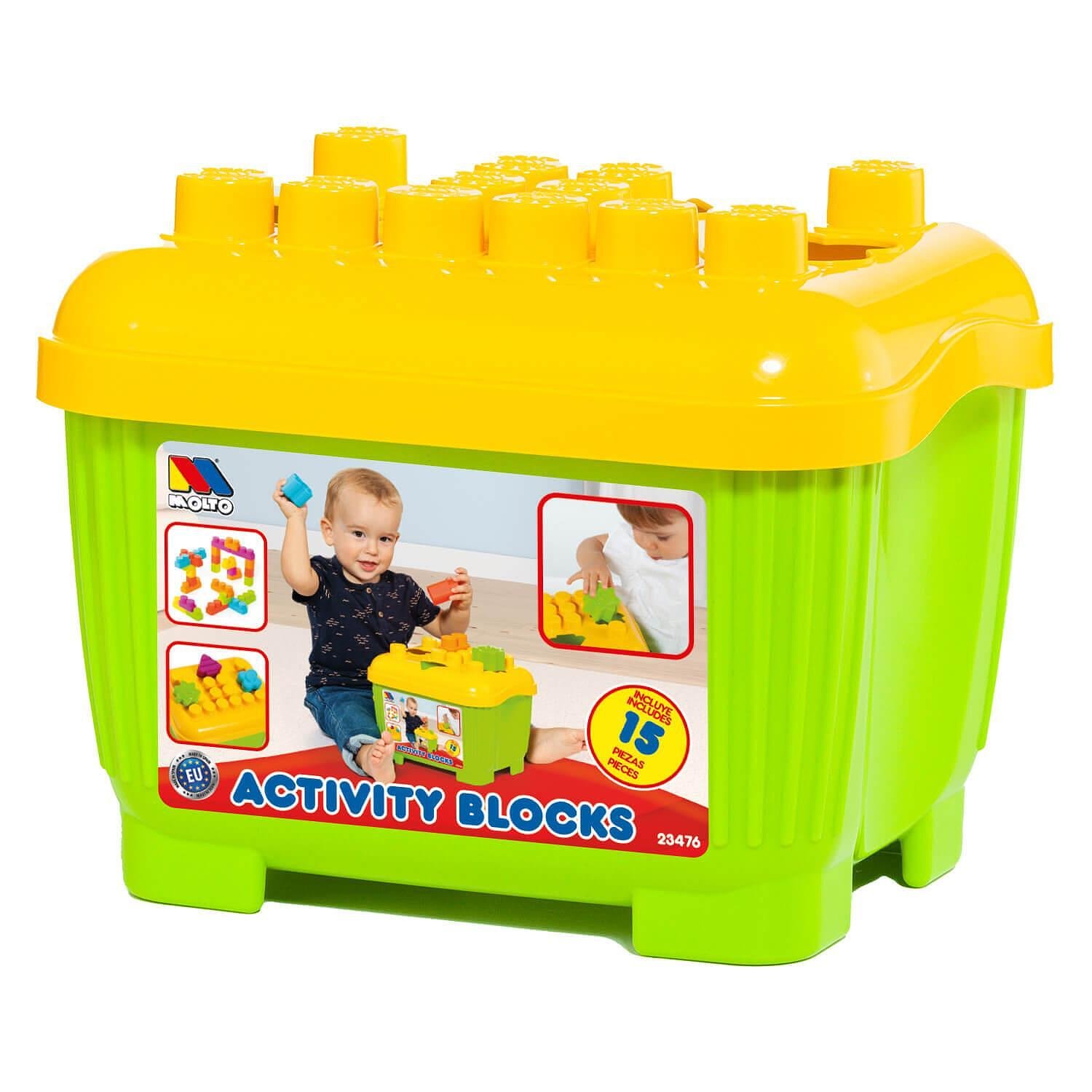 Molto Сортер Activity Blocks 15 части 23476