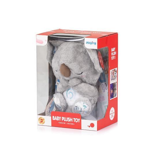 Chipolino Дишаща плюш играчка с музика/светлина Коала сив PILD02501KLG