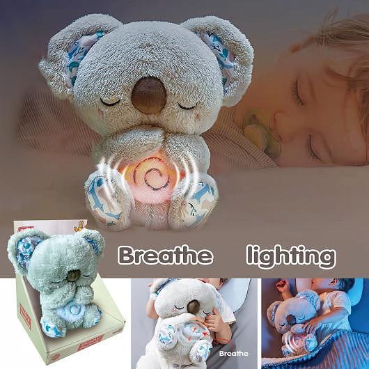 Chipolino Дишаща плюш играчка с музика/светлина Коала бял PILD02502KLW