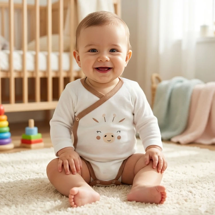 Rainy Бебешко боди с дълъг ръкав 48 - 62см. Мечо и приятели Rainy Бебешко боди с дълъг ръкав 48 - 62см. Мечо и приятели