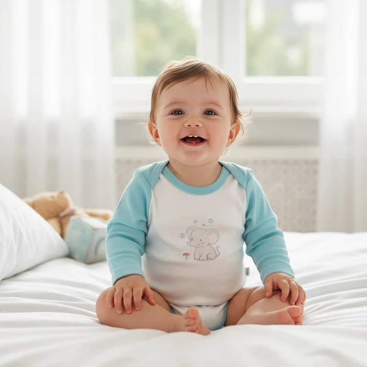 Rainy Бебешко боди Little one с дълъг ръкав 48-62 см. Rainy Бебешко боди Little one с дълъг ръкав 48-62 см.