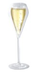 Комплект от 2 бр. двустенни стъклени чаши за шампанско