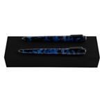 Hugo Boss Комплект ролер и писалка Pure Acrylic, черно-сини