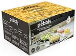 PEBBLY Сет от 5 бр. стъклени кутии за храна с различни размери - 320, 400, 520, 650, 1000 мл.